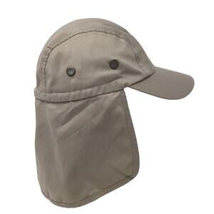 Cursedi 5 Panel Trapper Hat Brown OS Adjustable Ear Flaps Lightweight Blank